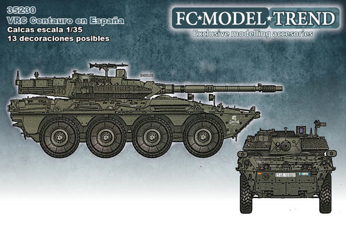 35230 VCI Centauro en España, calcas escala 1/35