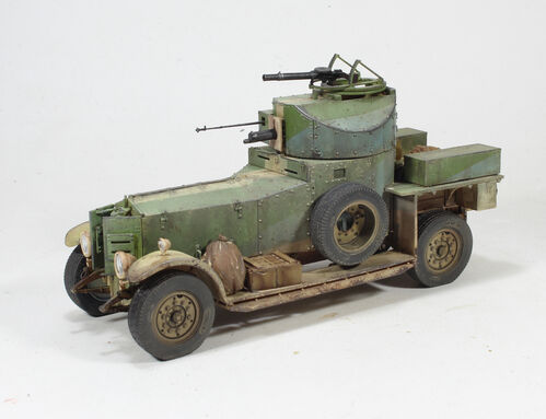 35680 Rolls Royce Mk1 1920 ruedas desérticas con peso, escala 1/35