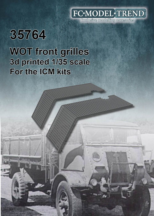 35764 WOT 6/8 rejilla frontal, escala 1/35