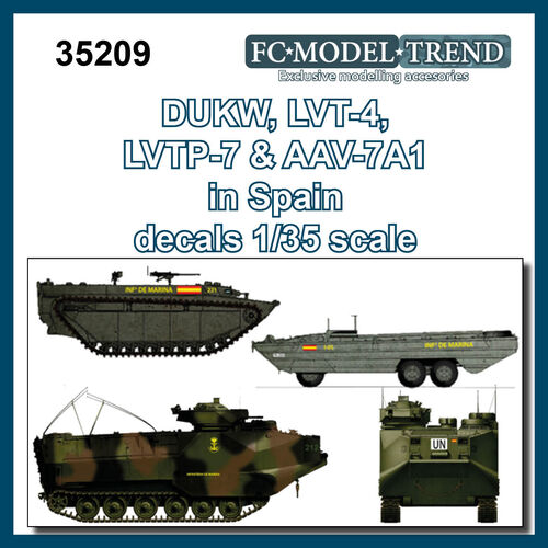 35209 Calcas, Vehículos de desembarco de la marina española, escala 1/35