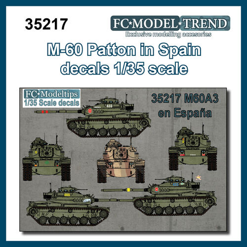 35217 M60 en España, calcas escala 1/35