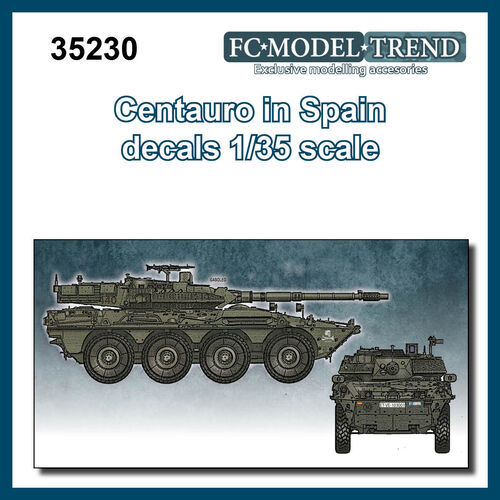 35230 VCI Centauro en España, calcas escala 1/35