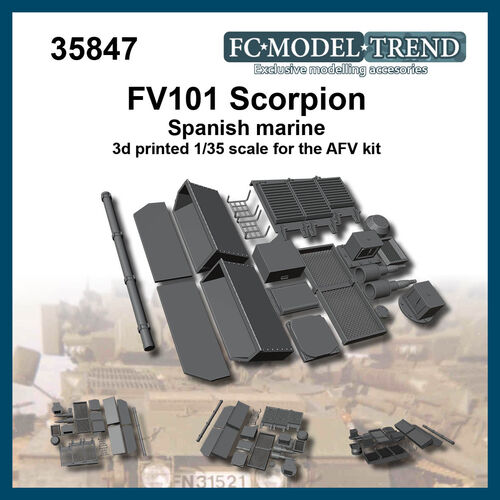35847 FV101 Scorpion de la marina española, escala 1/35