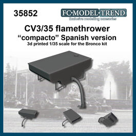 35852 CV3 35 Lanzallamas compacto, modelo español, escala 1/35