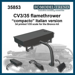 35853 CV3 35 Lanzallamas compacto, modelo italiano, escala 1/35