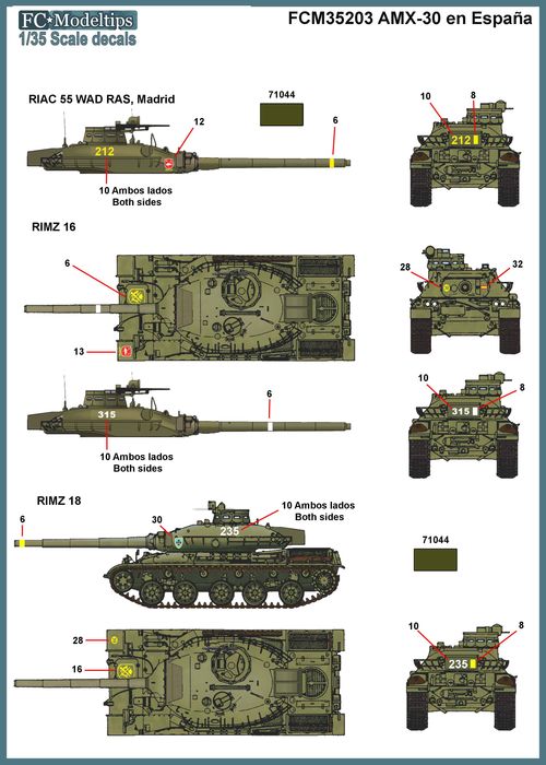 AMX- 30 en España