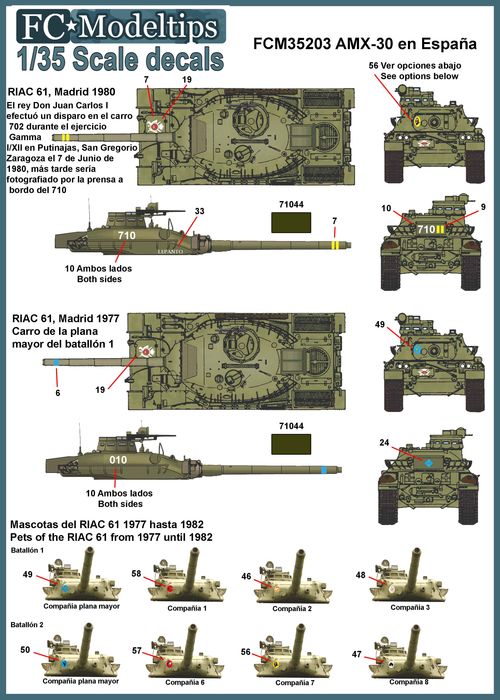 AMX- 30 en España