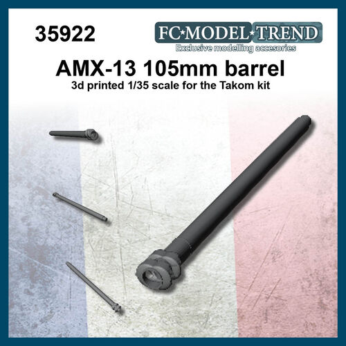 35922 Cañón de 105mm para AMX-13, escala 1/35