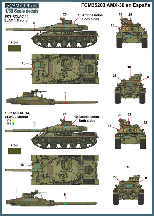AMX- 30 en España