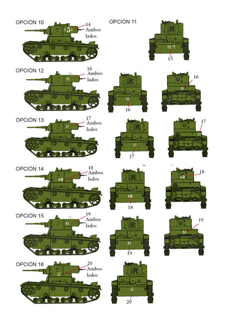 35246 Calcas T-26 en España, bando republicano, escala 1/35