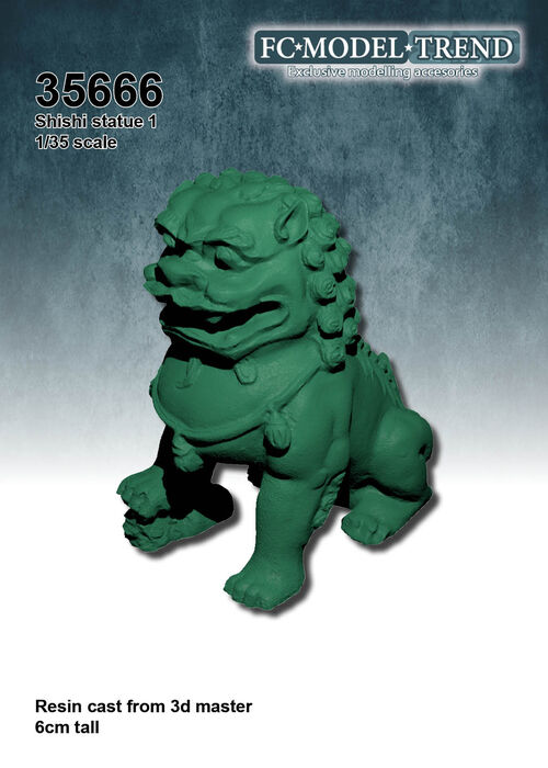 35666 Estatua "Shishi" tradicional china, escala 1/35.