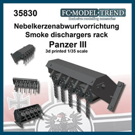 35830 Lanzahumos Nebelkerzenabwurfvorrichtung Panzer III, escala 1/35