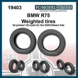 19403 BMW R12, neumáticos con peso. Escala 1/9.