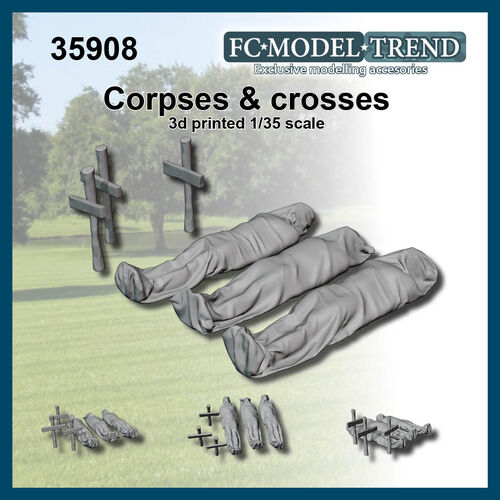 35908 Cadáveres y cruces, escala 1/35.
