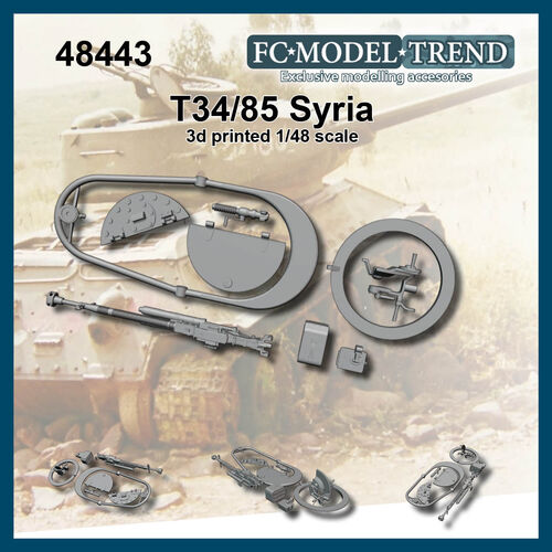 48443 T34/85 Siria, escala 1/48