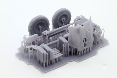 48444 Pak 36 cañón de 37mm alemán, escala 1/48.