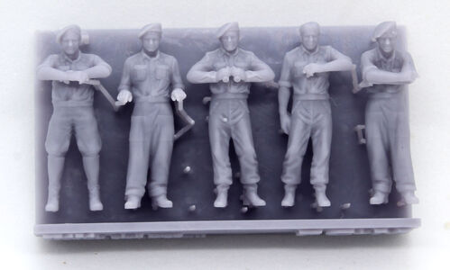 72434 Tripulación de carro nacionalista, guerra civil española. Escala 1/72.