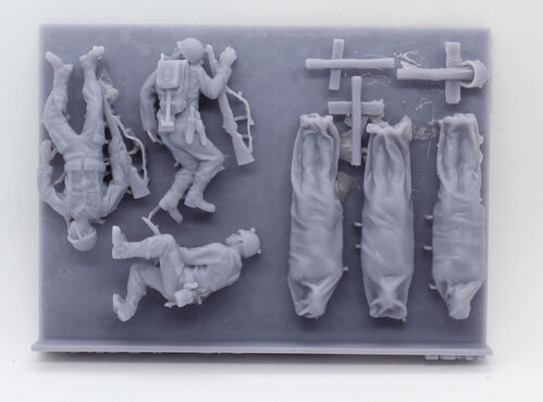 48432 Soldados USA WWII caídos y cadáveres, escala 1/48,