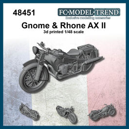 48451 Gnome & Rhone AX II, escala 1/48.