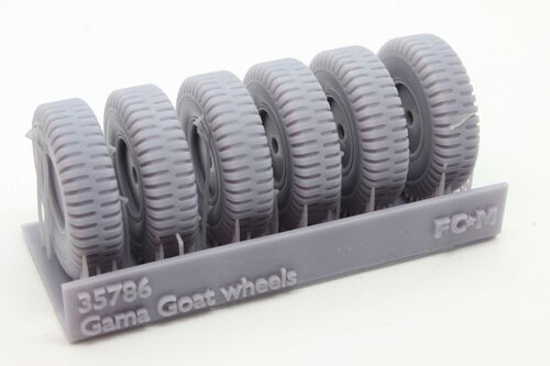 35786 Gama goat, ruedas con peso, escala 1/35.
