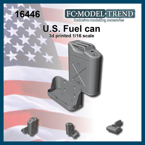 16446 U.S. bidón de gasolina con cesta, escala 1/16.