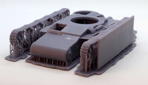 48439 Tanque Verdeja, 2º prototipo, escala 1/48.