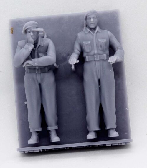 35971 Tripulación de carro de combate España, años 40, set 2. Escala 1/35.