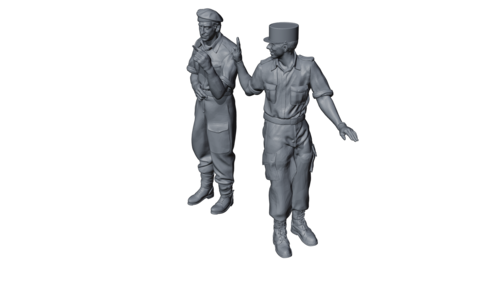 35979 Tripulación de carro francesa, Indochina 1950 set 2, escala 1/35