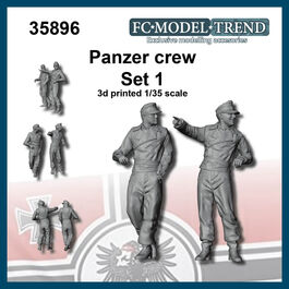 35896 Tripulación Panzer, set 1, escala 1/35.