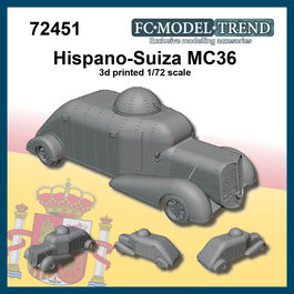 72451 Hispano-Suiza MC-36, escala 1/72.