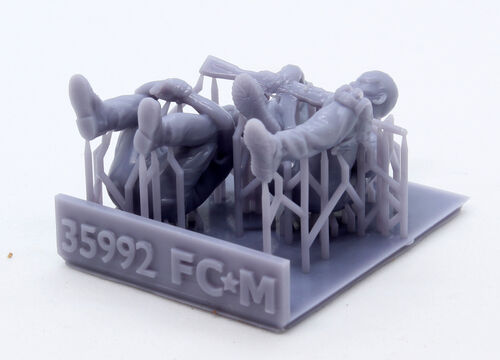 35992 Tripulación de carro milicia de los señores de la guerra de África. Set 2, escala 1/35.