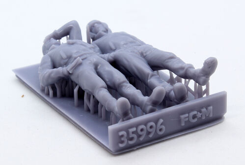 35996 Tripulación de carro USA WWII, set 2. Escala 1/35.