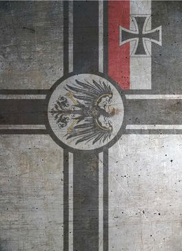 36300 Base Grunge auto adhesiva Imperio aleman primera guerra mundial 19x13cm