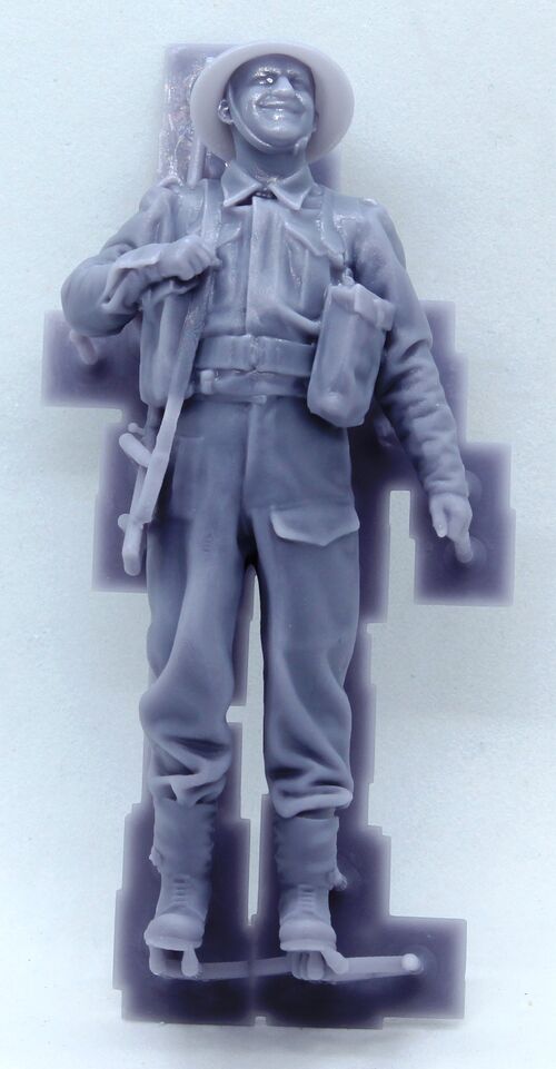 24433 Soldado inglés WWII, escala 1/24.