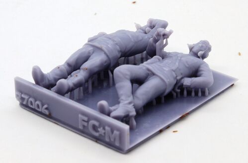 37006 Tripulación de tanque soviética WWII, set 1. Escala 1/35.