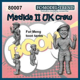 80007 Tripulación Matilda II UK, toon.