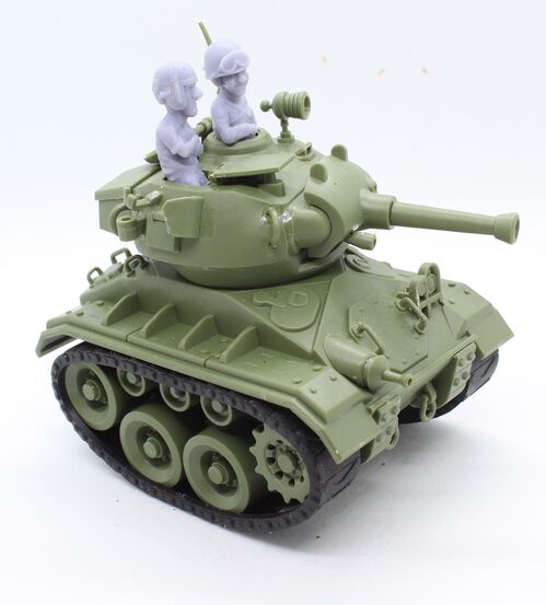 80001 Tripulación M24 Chaffee. Toon.