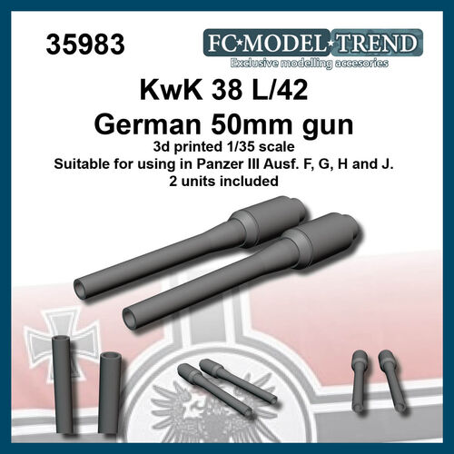 35983 Cañón Kwk 38 L/42. Escala 1/35.