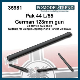 35981 Cañón Pak 44 L/55 para Jagdtiger, escala 1/35.