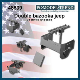 48539 Bazooka doble para Jeep, escala 1/48.