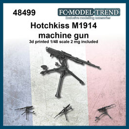 48499 Ametralladora Hotchkiss M1914, escala 1/48.