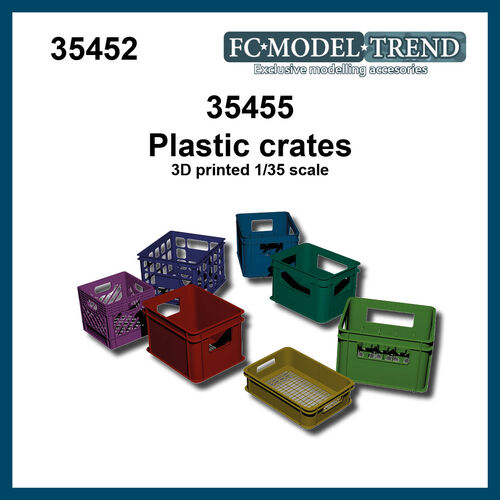 35455 Cajones de plástico, escala 1/35