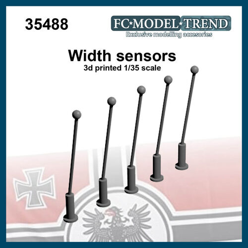 35488 Sensores de proximidad para vehículos alemanes WWII. Escala 1/35
