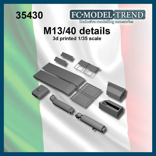 35530 Detalles para el Carro armato M13/40, escala 1/35