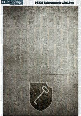 36325 Base impresa autoadhesiva Leibstandarte 19x13cm