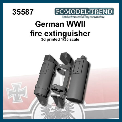 35587 Extintor alemán para vehículos WWII, escala 1/35