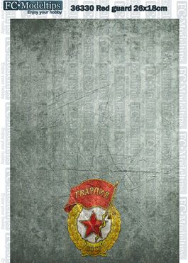 36330 Base impresa autoadhesiva Red Guard 26x18cm