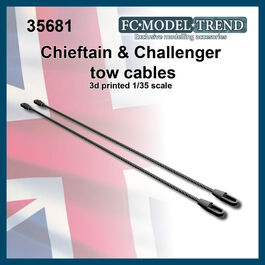 35681 Cable de arrastre para Chieftain y Challenger, escala 1/35