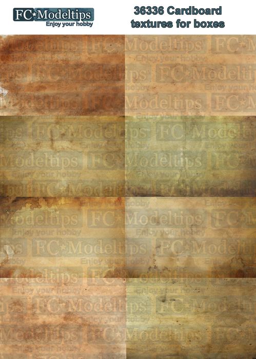 36336 Texturas de cartón para cajas genéricas