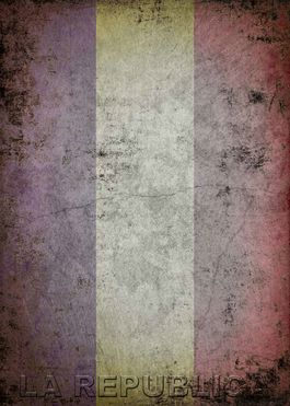 36338 Base autoadhesiva grunge Guerra civil española, república 19x13cm